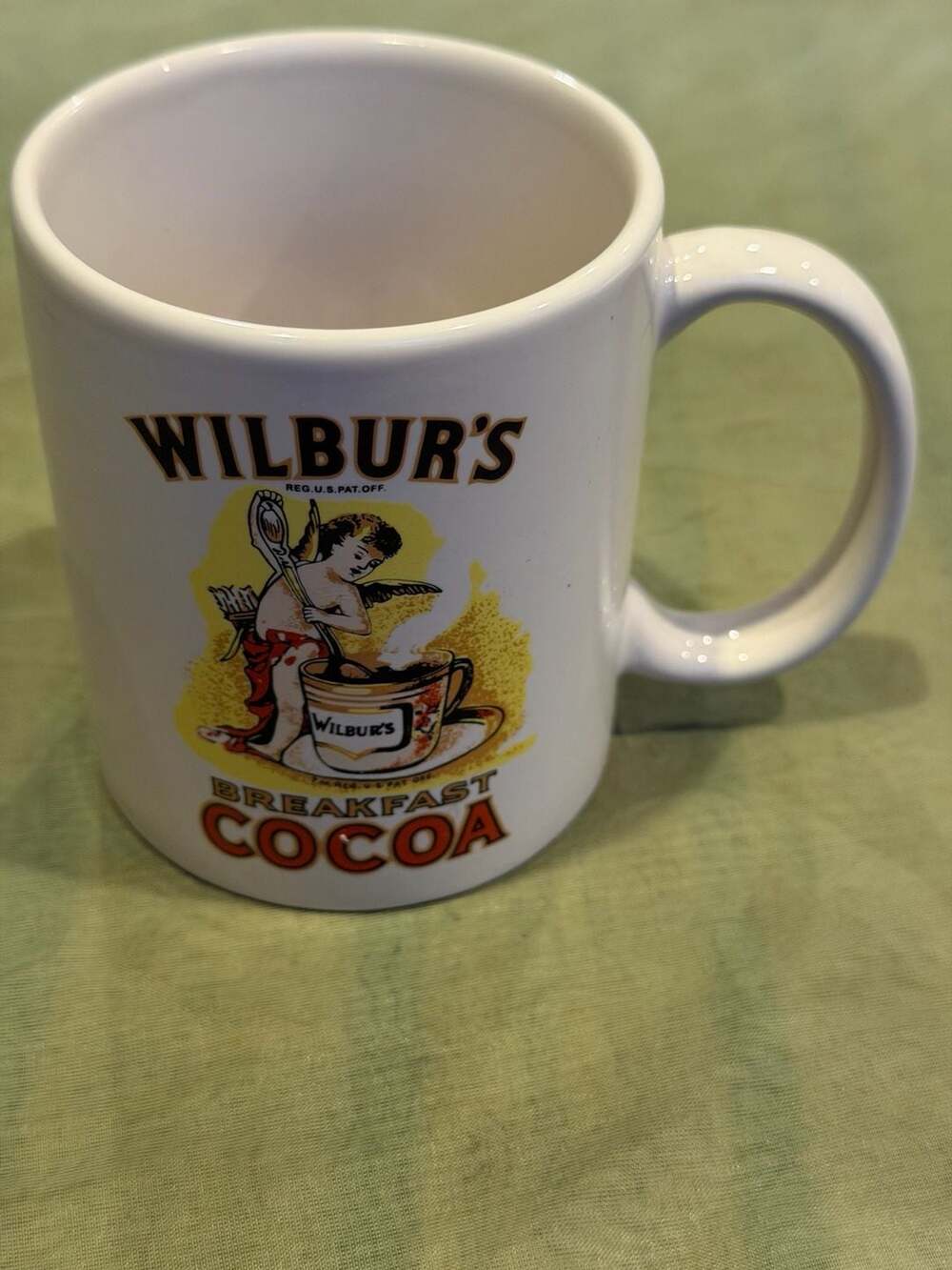 Wilbur's Breakfast Cocoa Advertising Coffee Mug Liquid Logic